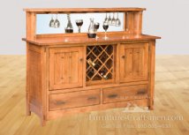 Aberdeen Buffet with Wine Rack