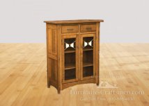 Aberdeen Double Cabinet with Glass Panels