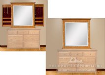 Amherst Valley Jewelry Box Dresser Mirror