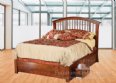 Arbor Ridge Low Footboard Storage Bed