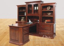 Arlington Partner Desk with 3-Piece Hutch