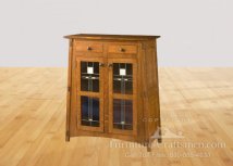 Aspen Double Cabinet with Glass Panels