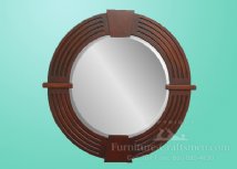 Astoria Bay 38.5" Round Wall Mirror