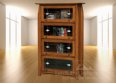 Aurora's Peak  Bookcase Cabinet