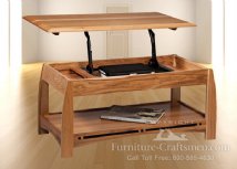 Aurora's Peak Lift Top Open Coffee Table