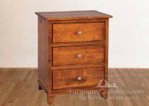 Bancroft Springs 3-Drawer Nightstand