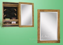 Barlow Pass 37" High Gun Cabinet Wall Mirror