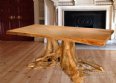 Big Horn Double Stump Table with Red Elm Top