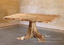 Big Horn Stump Table with Pine Top