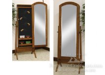 Bishop Creek Gun Cabinet Cheval Mirror