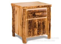 Breckenridge Rustic 1-Drawer, 2-Door Nightstand