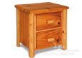 Breckenridge Rustic 2-Drawer Nightstand (Plain Front)