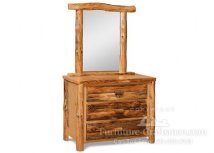 Breckenridge Rustic 3-Drawer Dresser with Mirror