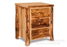 Breckenridge Rustic 3-Drawer Nightstand