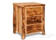 Breckenridge Rustic 3-Drawer Nightstand