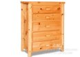 Breckenridge Rustic 5-Drawer Chest (Plain Front)