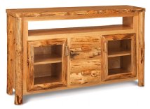Breckenridge Rustic 5-Foot TV Stand with Shelves