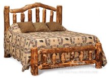 Breckenridge Rustic Bed with Low Footboard