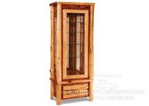 Breckenridge Rustic Curio Cabinet