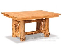 Breckenridge Rustic Dining Table with Two 12" Leaves
