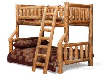 Breckenridge Rustic Full-Twin Bunk Bed