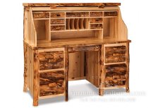 Breckenridge Rustic Rolltop Desk