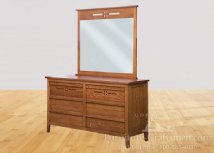 Brooks Mountain Low Dresser Mirror