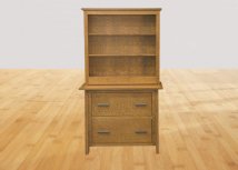 Bryn Mawr 2-Drawer Lateral File Cabinet Bookcase