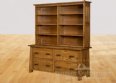 Bryn Mawr 4-Door Lateral File Cabinet Double-wide Bookcase