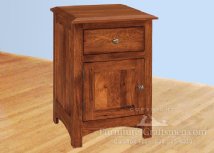 Cabot River 1-Drawer 2-Door Nightstand