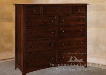 Cabot River 11-Drawer Double Chest