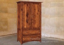 Cabot River Armoire With 2-Drawers