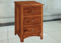 Cabot River 3-Drawer Narrow Nightstand
