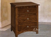 Cabot River 3-Drawer Tall  Nightstand