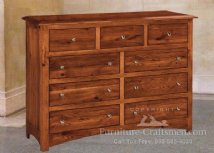 Cabot River 9-Drawer Mule Dresser