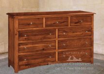 Cabot River 9-Drawer Dresser 72" Wide