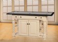 Capistrano Kitchen Island with Diamond Legs