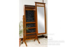 Carlton Valley 68" High Jewelry Box Cheval Mirror