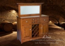 Carlton Wine Cabinet with Mirror