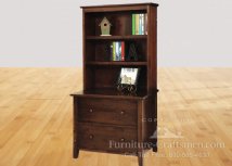 Carmel Lateral File with Bookcase