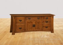 Carthage 2-Door 6-Drawer Credenza