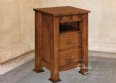Clinton Springs 2-Drawer Nightstand With Opening