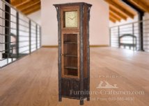 Corbett Pass Grandfather Clock with Shelves