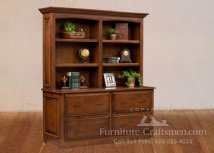 Craigmont Double Lateral File with Bookcase