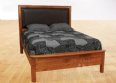 Delaware River Leather Panel Bed