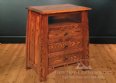 Dutton Falls 3-Drawer Nightstand With Opening