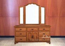 Emmory Valley 72" Wide Dresser with Doors