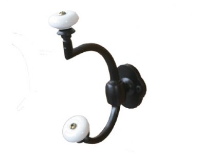 Flat Black Hook Q32-BL 5-5 inch