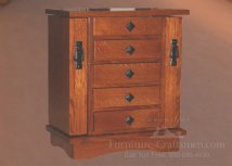Franklin Mountain 5-Drawer Jewelry Chest