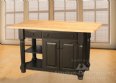 Freewater Kitchen Island with Reeded Legs